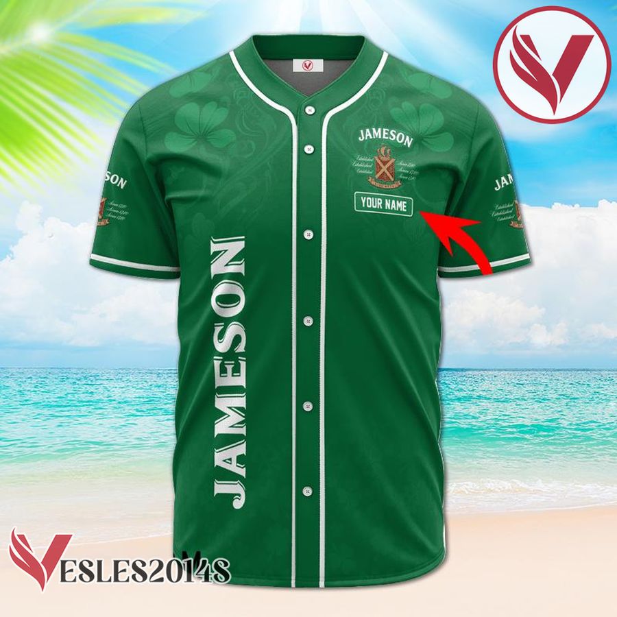 Personalized Happy St. Patrick's Day From Jameson Baseball Jersey, Perfect Gifts For Fans - Vesles2014S 2