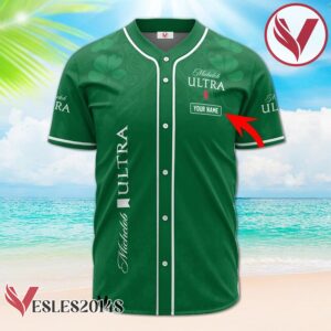 Personalized Happy St. Patrick's Day From Michelob ULTRA Baseball Jersey, Perfect Gifts For Fans - Vesles2014S 2