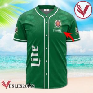 Personalized Happy St. Patrick's Day From Miller Lite Baseball Jersey, Perfect Gifts For Fans - Vesles2014S 2