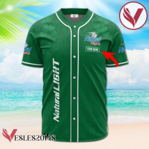 Personalized Happy St. Patrick's Day From Natural Light Baseball Jersey, Perfect Gifts For Fans - Vesles2014S 2