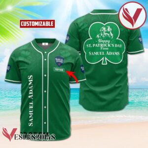 Personalized Happy St. Patrick's Day From Samuel Adams Baseball Jersey, Perfect Gifts For Fans - Vesles2014S