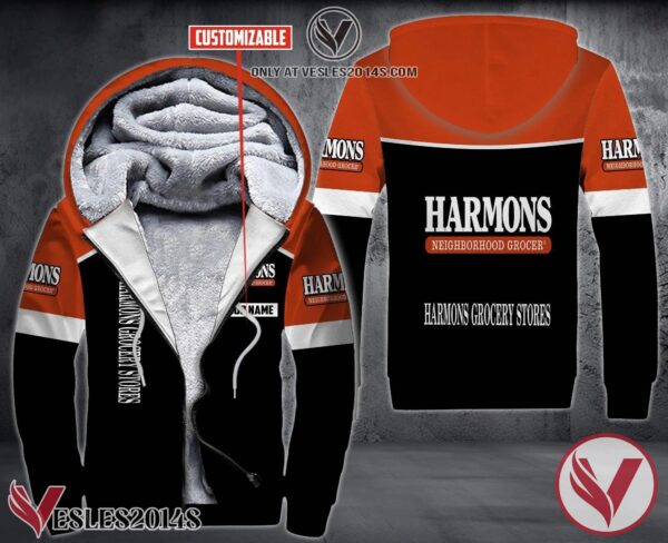 Personalized Harmons Grocery Stores Uniform Custom Fleece Hoodie, Unique Gifts For Employee - Vesles2014S 1