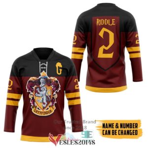 Personalized Harry Potter Gryffindor Hockey Jersey, Trending Gifts For Fans - Vesles2014s 2