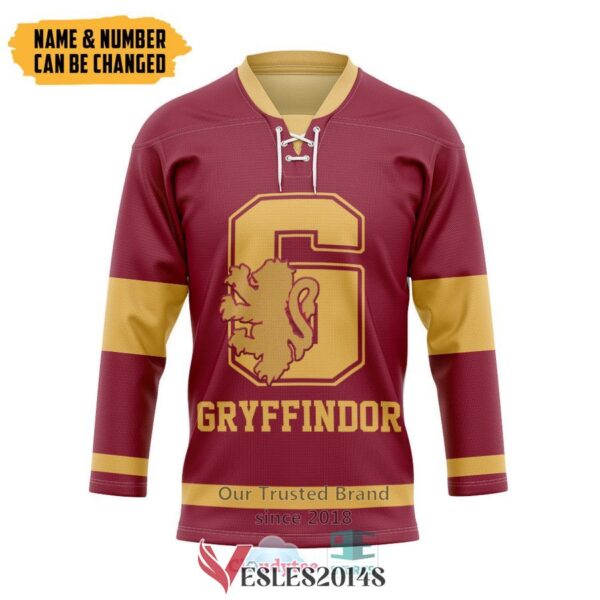 Personalized Harry Potter Gryffindor House Hockey Jersey, Trending Gifts For Fans - Vesles2014s