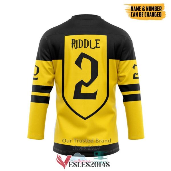 Personalized Harry Potter H For Hufflepuff Hockey Jersey, Trending Gifts For Fans - Vesles2014s 1