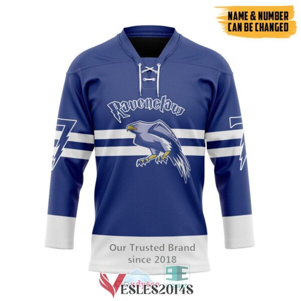 Personalized Harry Potter Hogwart Ravenclaw Hockey Jersey, Trending Gifts For Fans - Vesles2014s