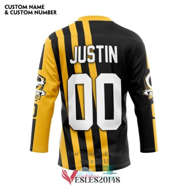 Personalized Harry Potter Hufflepuff Badgers Quidditch Team Hockey Jersey, Trending Gifts For Fans - Vesles2014s 1