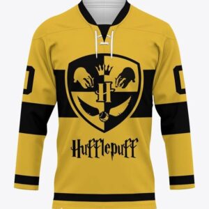 Personalized Harry Potter Hufflepuff Hockey Jersey, Trending Gifts For Fans - Vesles2014s 1
