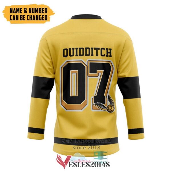 Personalized Harry Potter Hufflepuff House Hockey Jersey, Trending Gifts For Fans - Vesles2014s 1