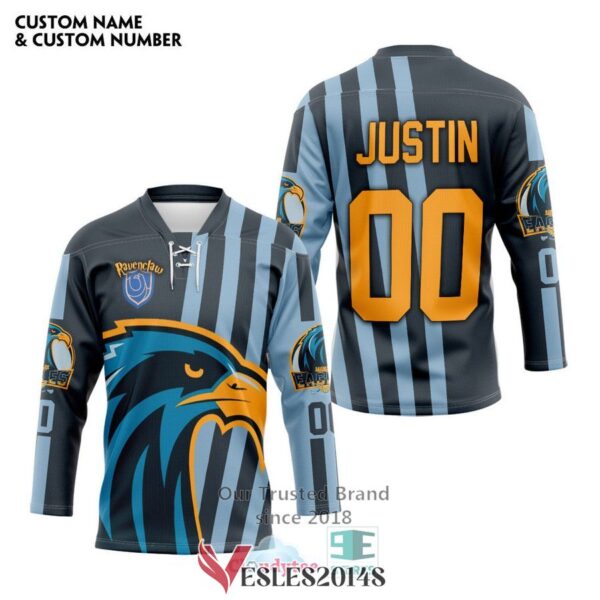 Personalized Harry Potter Ravenclaw Eagles Quidditch Team Hockey Jersey, Trending Gifts For Fans - Vesles2014s 2