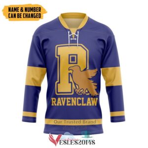 Personalized Harry Potter Ravenclaw House Hockey Jersey, Trending Gifts For Fans - Vesles2014s