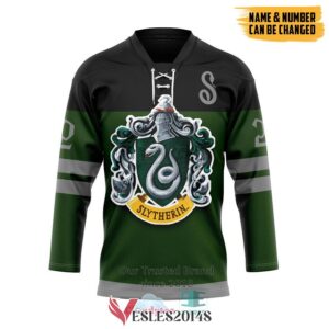 Personalized Harry Potter S For Slytherin Hockey Jersey, Trending Gifts For Fans - Vesles2014s