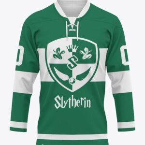 Personalized Harry Potter Slytherin Hockey Jersey, Trending Gifts For Fans - Vesles2014s 1