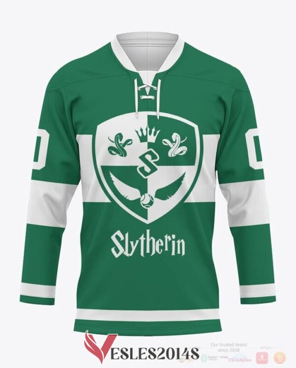 Personalized Harry Potter Slytherin Hockey Jersey, Trending Gifts For Fans - Vesles2014s 1