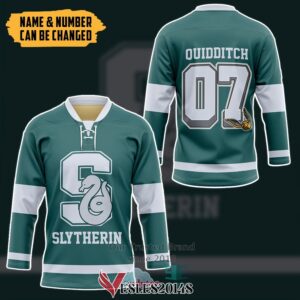 Personalized Harry Potter Slytherin House Hockey Jersey, Trending Gifts For Fans - Vesles2014s 2