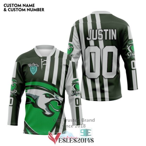 Personalized Harry Potter Slytherin Serpent Quidditch Team Hockey Jersey, Trending Gifts For Fans - Vesles2014s 2