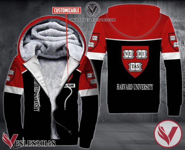 Personalized Harvard University Uniform Custom Fleece Hoodie, Unique Gifts For Employee - Vesles2014S 1