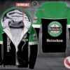 Personalized Heineken Uniform Fleece Hoodie, Unique Gifts For Employee - Vesles2014S 1