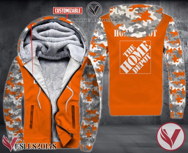Personalized Home Depot Orange Uniform Fleece Hoodie, Unique Gifts For Employee - Vesles2014S 1