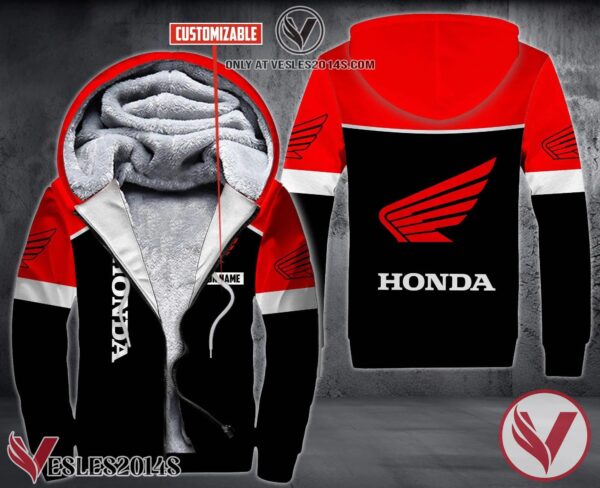 Personalized Honda Uniform Fleece Hoodie, Unique Gifts For Employee - Vesles2014S 1