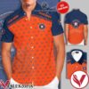 Personalized Houston Astros Logo Orange Navy Hawaiian Shirt And Short, Unique Gifts For Friends - Vesles2014S 1
