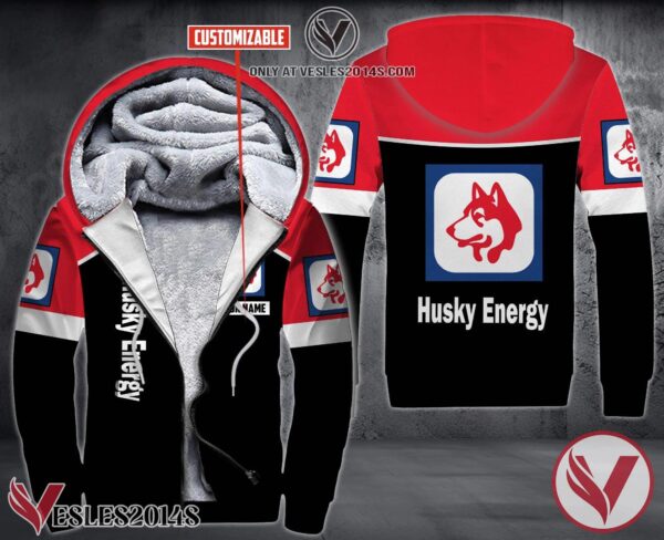 Personalized Husky Energy Uniform Custom Fleece Hoodie, Unique Gifts For Employee - Vesles2014S 1