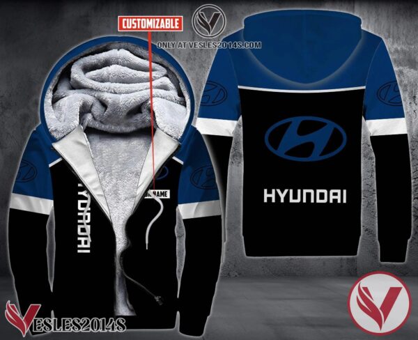 Personalized Hyundai Uniform Fleece Hoodie, Unique Gifts For Employee - Vesles2014S 1