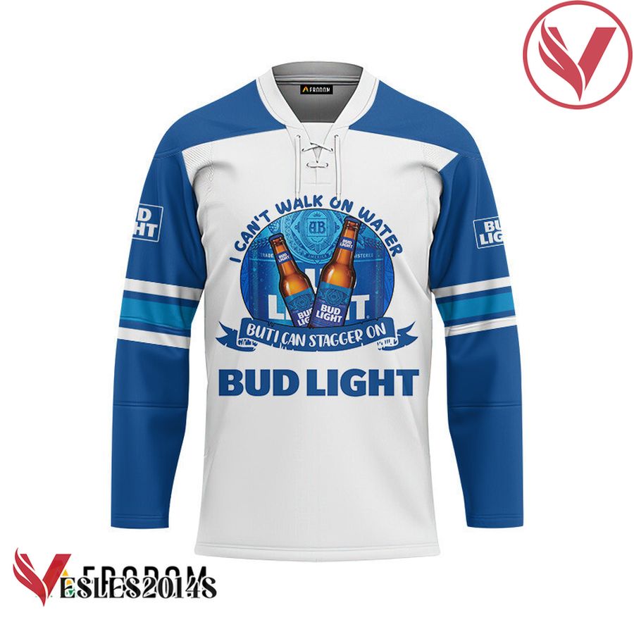 Personalized I Can Stagger On Bud Light Hockey Jersey - Vesles2014S 1