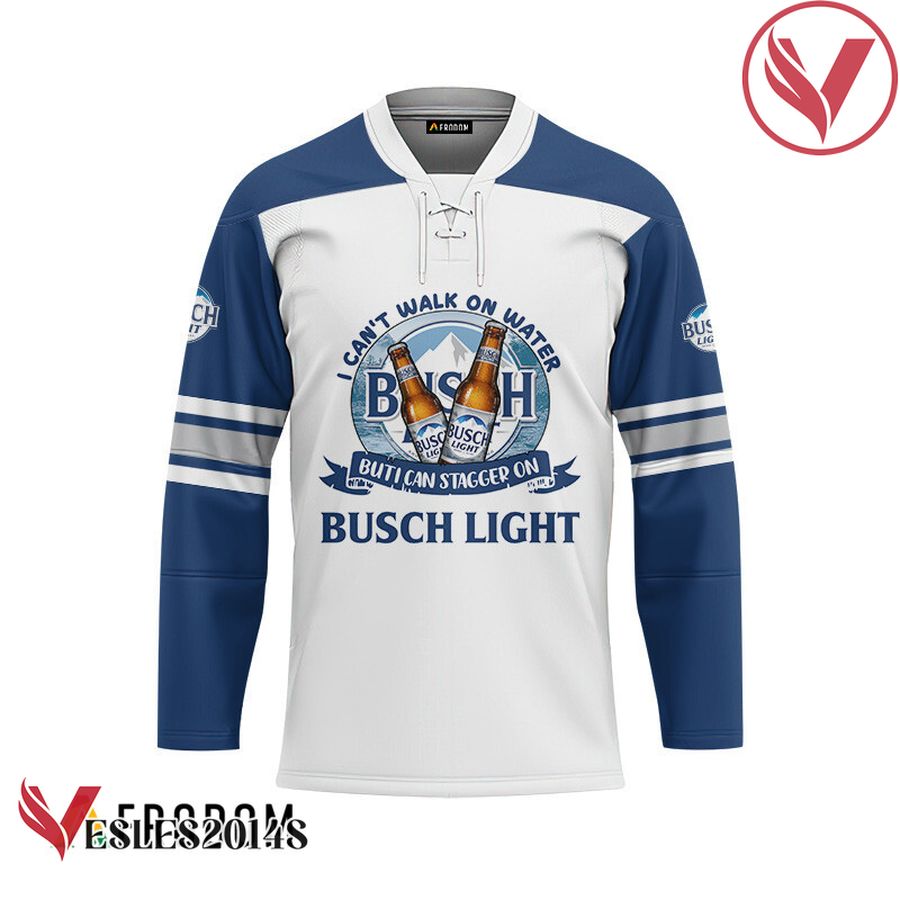 Personalized I Can Stagger On Busch Light Hockey Jersey - Vesles2014S 1