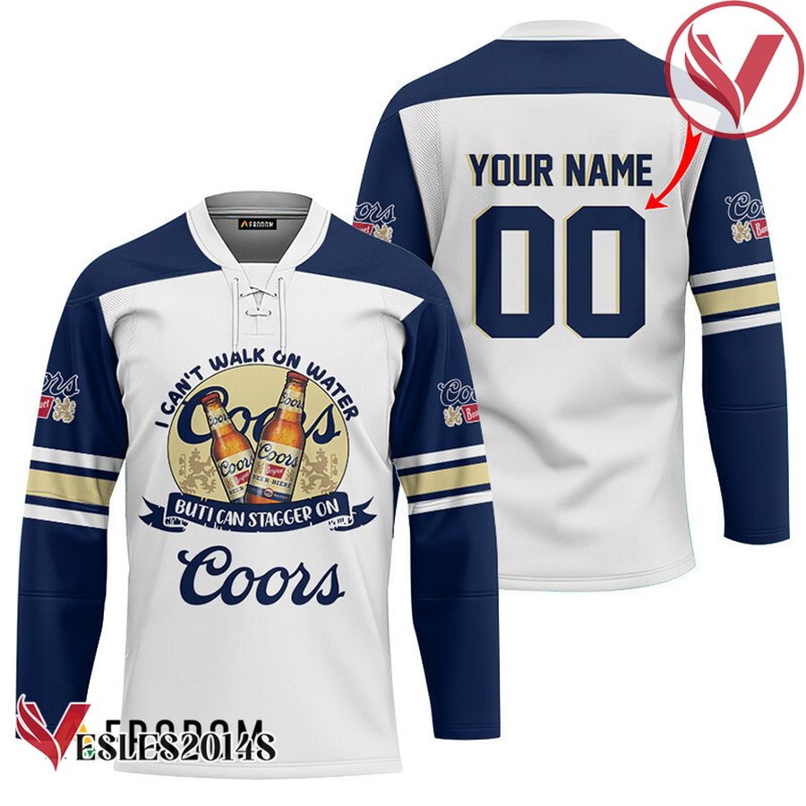 Personalized I Can Stagger On Coors Banquet Hockey Jersey - Vesles2014S