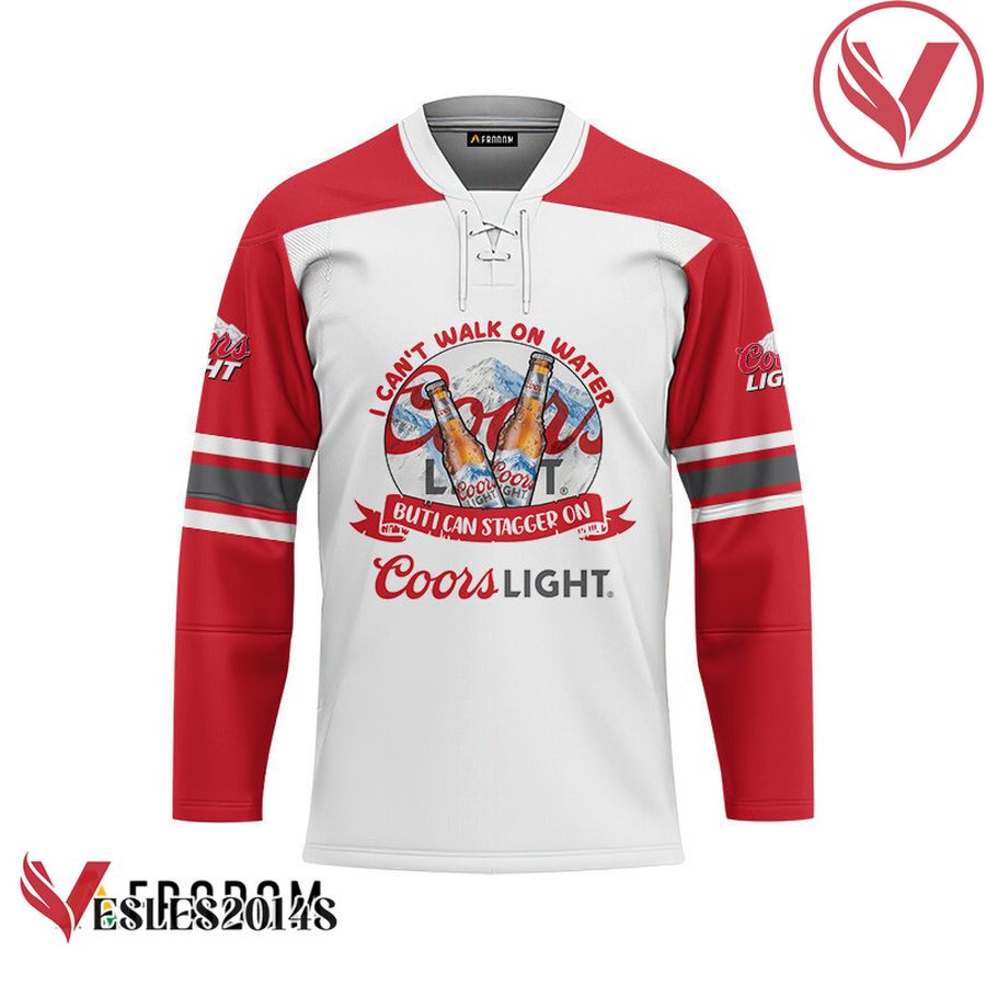 Personalized I Can Stagger On Coors Light Hockey Jersey - Vesles2014S 1