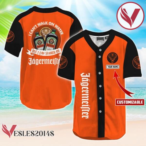 Personalized I Can Stagger On Jagermeister Baseball Jersey, Perfect Gifts For Fans - Vesles2014S