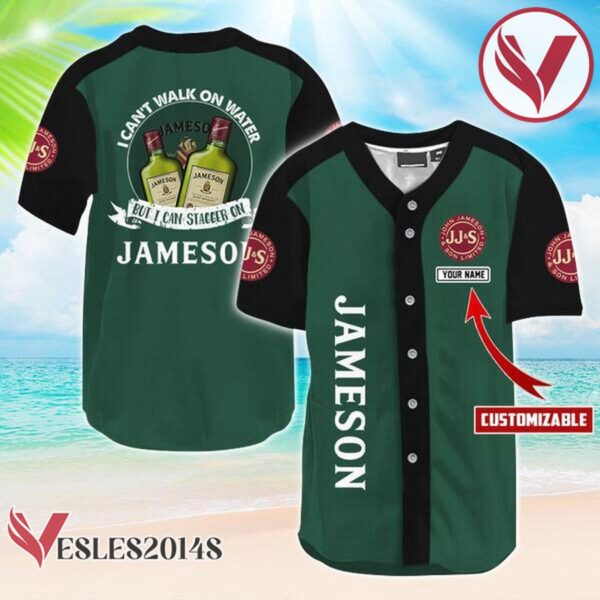 Personalized I Can Stagger On Jameson Baseball Jersey, Perfect Gifts For Fans - Vesles2014S