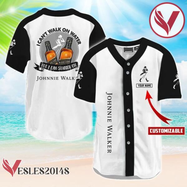 Personalized I Can Stagger On Johnnie Walker Baseball Jersey, Perfect Gifts For Fans - Vesles2014S
