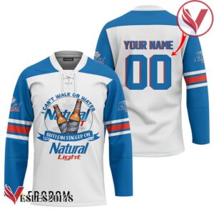 Personalized I Can Stagger On Natural Light Hockey Jersey - Vesles2014S