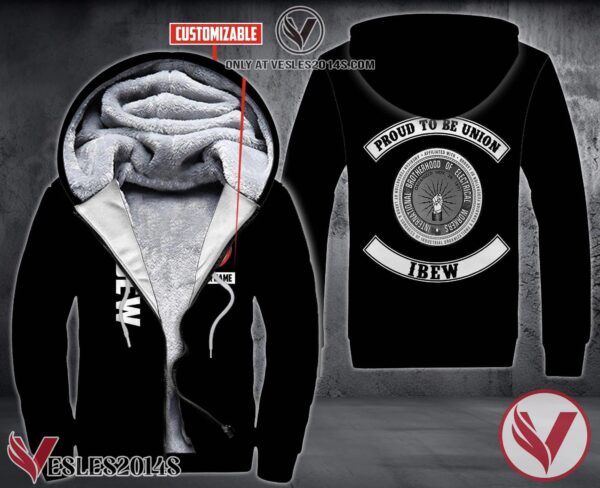 Personalized Ibew Custom All Over Print 3d Fleece hoodie, Unique Gifts For Employee - Vesles2014S 1