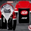 Personalized Iga Uniform Fleece Hoodie, Unique Gifts For Employee - Vesles2014S 1