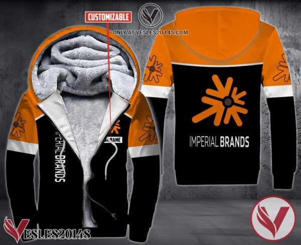 Personalized Imperial Brands Uniform Custom Fleece Hoodie, Unique Gifts For Employee - Vesles2014S 1