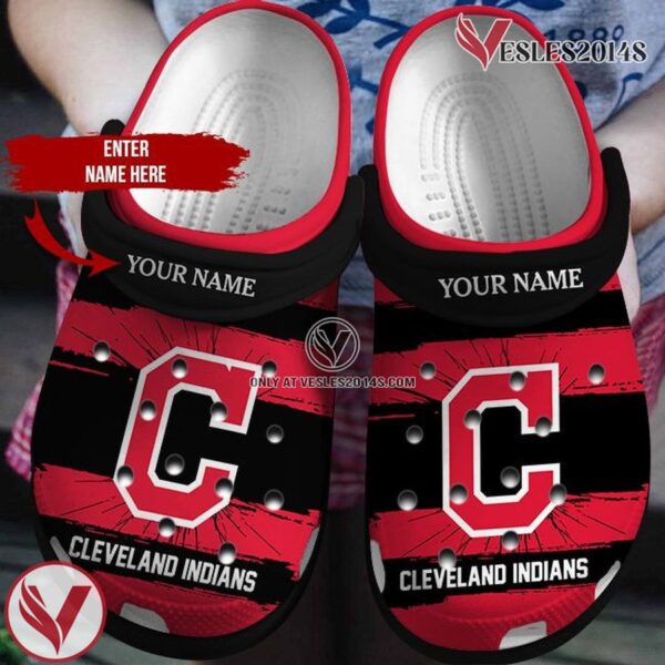 Personalized Indians Clog Shoescrocband Clog, Unique Gift From  Vesles2014S