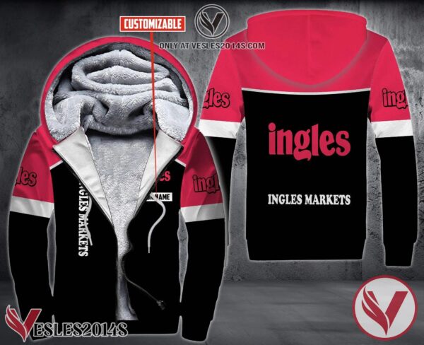 Personalized Ingles Markets Uniform Fleece Hoodie, Unique Gifts For Employee - Vesles2014S 1