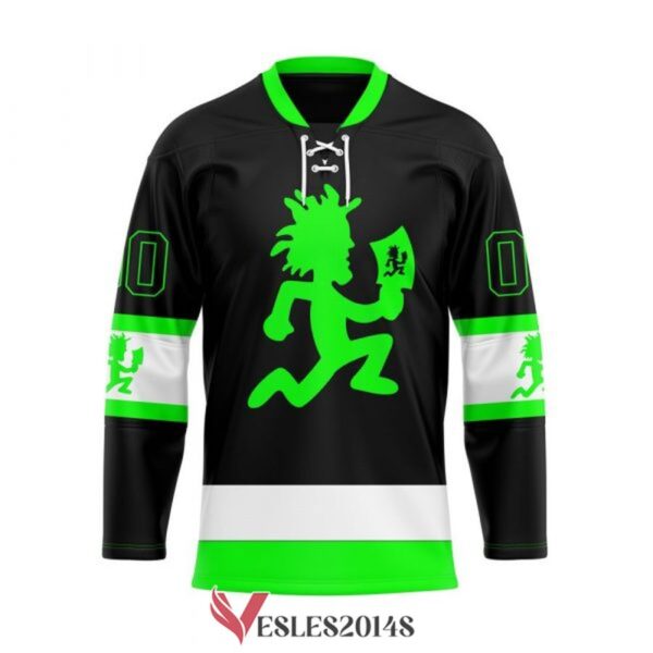 Personalized Insane Clown posse black green Hockey jersey, Trending Gifts For Fans - Vesles2014s