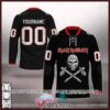 Personalized Iron Maiden The Book of Souls Crossbones Hockey Jersey, Trending Gifts For Fans - Vesles2014s