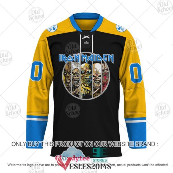 Personalized Iron Maiden The Evolution of Eddie Hockey Jersey, Trending Gifts For Fans - Vesles2014s 1