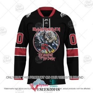 Personalized Iron Maiden The Number of the Beast Hockey Jersey, Trending Gifts For Fans - Vesles2014s 1