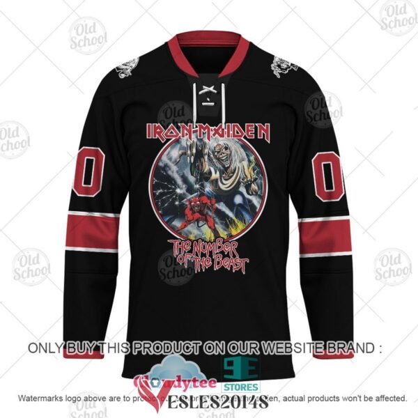 Personalized Iron Maiden The Number of the Beast Hockey Jersey, Trending Gifts For Fans - Vesles2014s 1