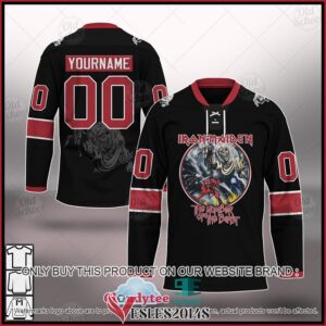 Personalized Iron Maiden The Number of the Beast Hockey Jersey, Trending Gifts For Fans - Vesles2014s