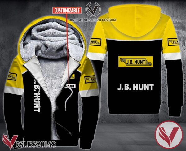 Personalized J.B. Hunt Uniform Fleece Hoodie, Unique Gifts For Employee - Vesles2014S 1