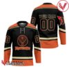 Personalized Jagermeister Black And Orange Hockey Jersey - Vesles2014S