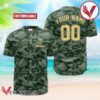 Personalized Jagermeister Green Camouflage Baseball Jersey, Perfect Gifts For Fans - Vesles2014S