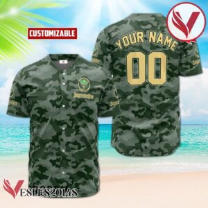 Personalized Jagermeister Green Camouflage Baseball Jersey, Perfect Gifts For Fans - Vesles2014S
